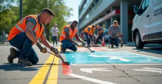 Pintura de Demarcação de Estacionamento Sorocaba SP