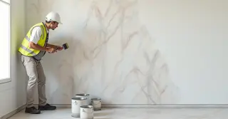 Pintura Efeito Marmore em Parede Sorocaba SP